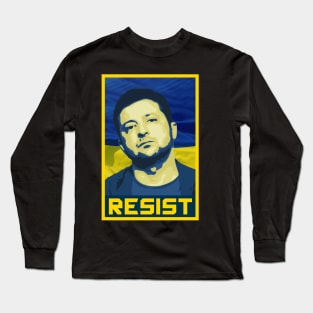 Zelensky Resist Long Sleeve T-Shirt